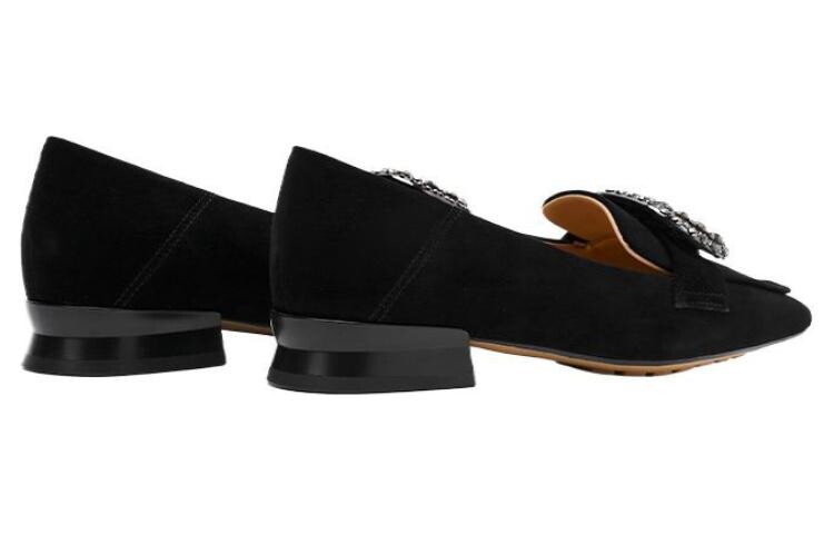 Туфли женские повседневные Women's Casual Shoes Women's Harson, цвет Black sheep suede — фото 4