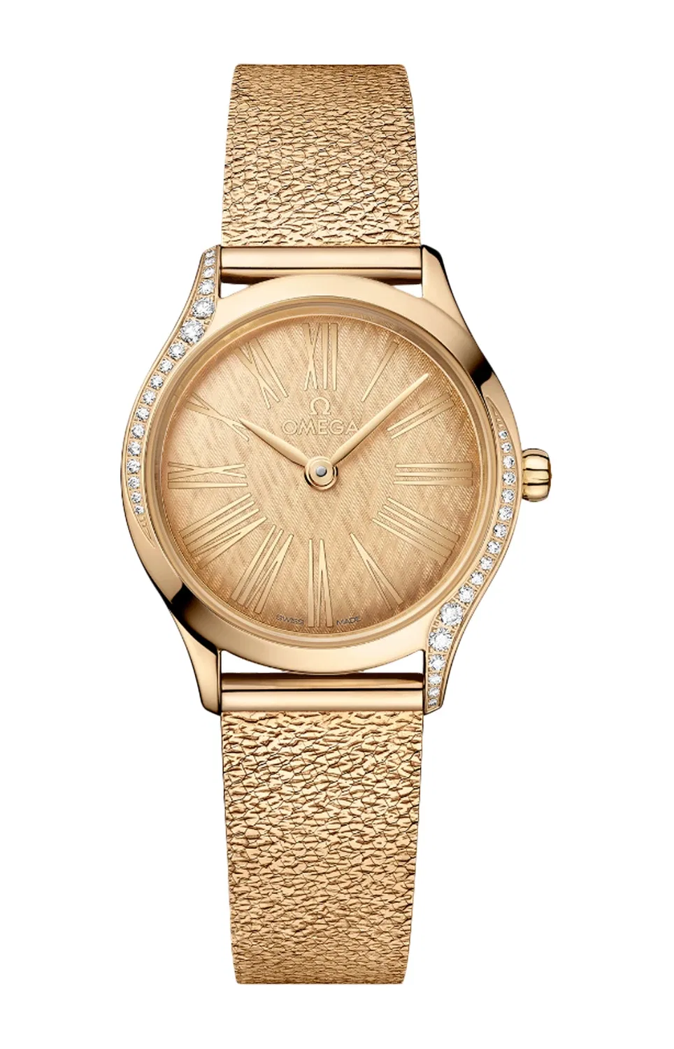 Де Виль Мини Трезор Кварцевые 26 мм - 428.55.26.60.99.001 OMEGA, золотой