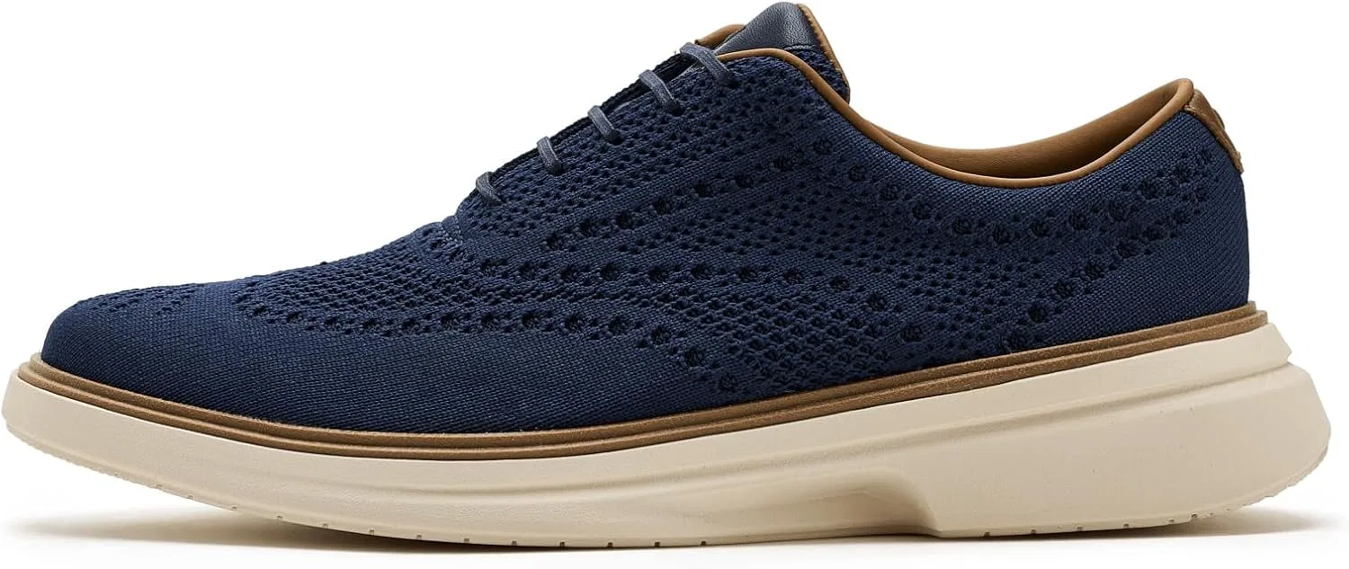 Кроссовки Cole Haan Men's Originalgrand Cityspectre Stitchlite WingtipOxford, Navy Blazer Natural Ivory — фото 4