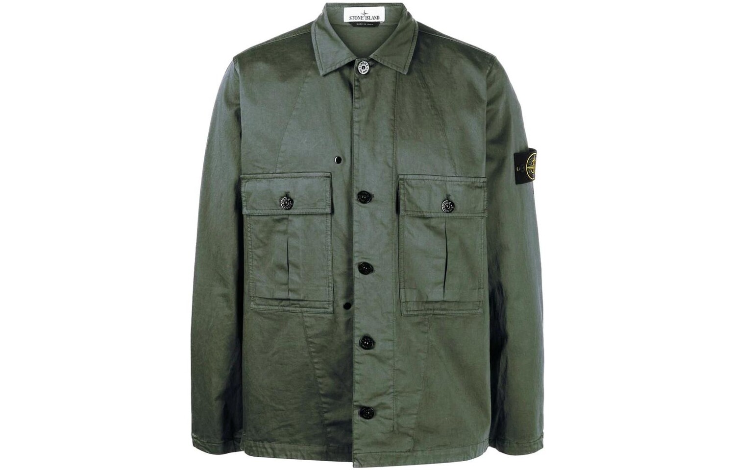 

Рубашка мужская зеленая Stone Island, зеленый