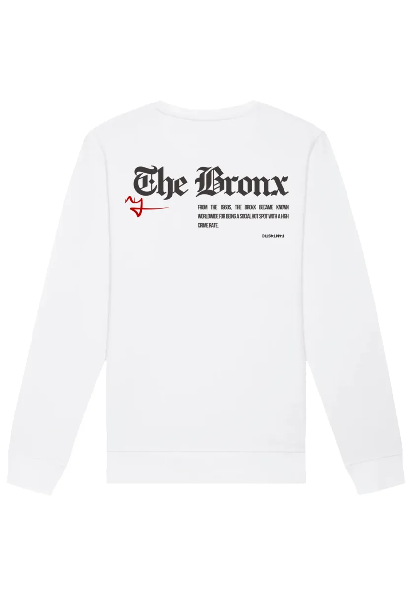 

Толстовка F4NT4STIC "The Bronx", принт, белый