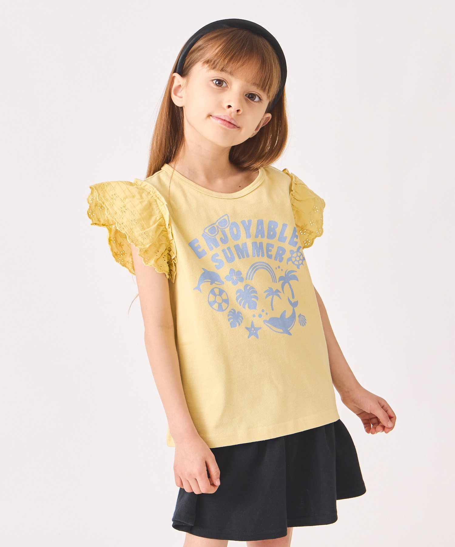 Топ с оборками Ever Closet, mustard