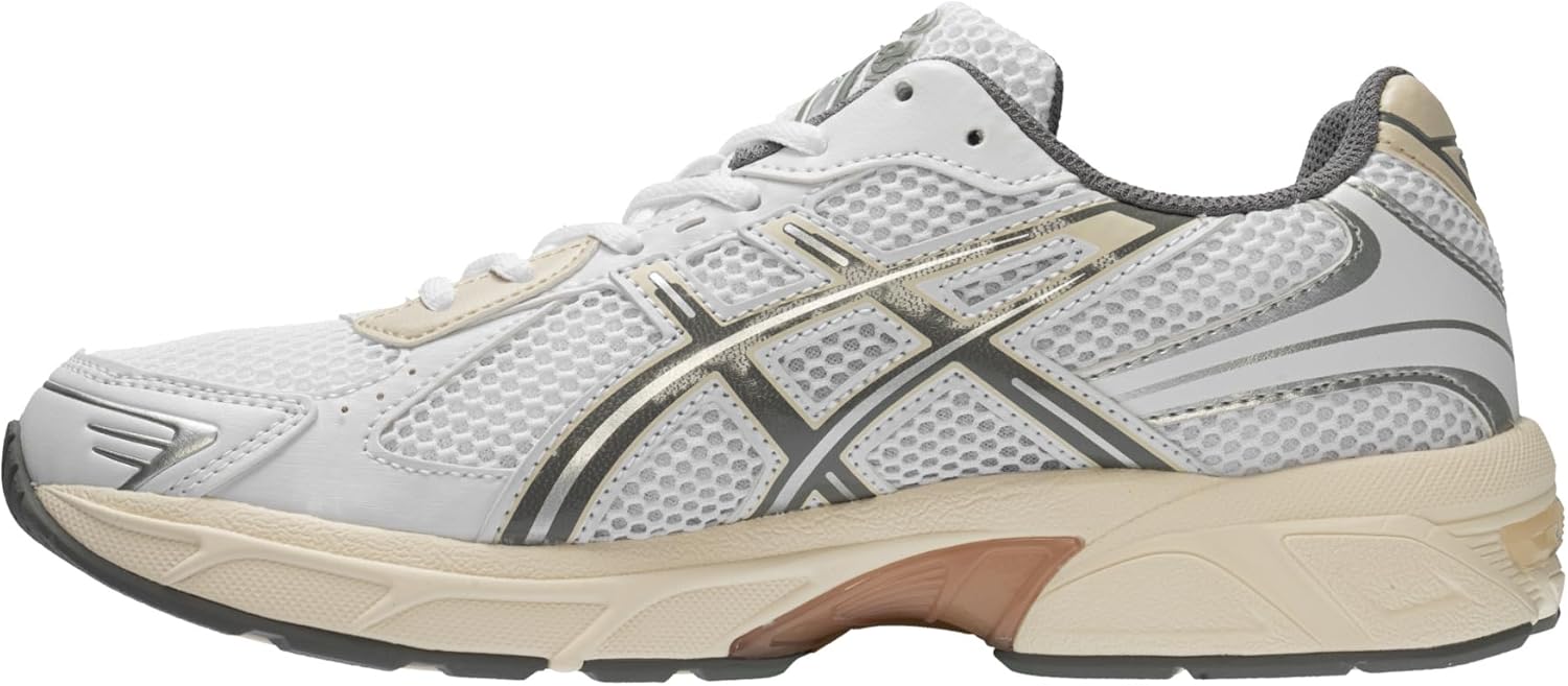 Мужские спортивные кроссовки Asics GEL-1130, белый/серый/бежевый — фото 3