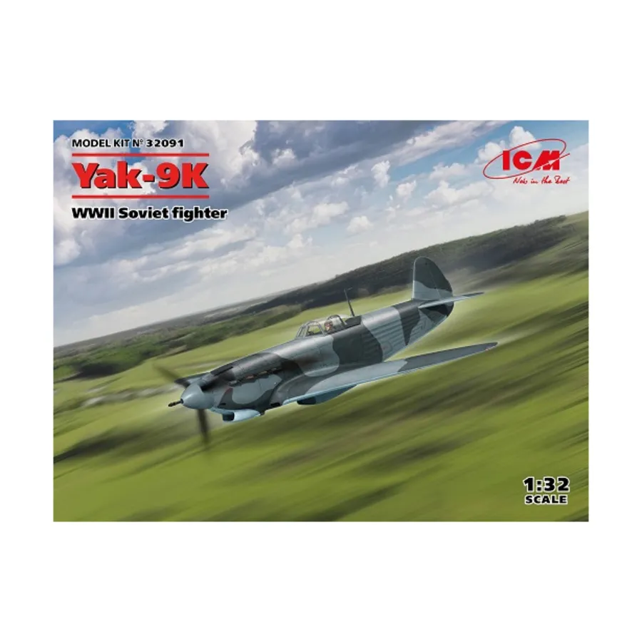 

Советский истребитель Як-9К времен Второй мировой войны., Military Models 1/32 Scale (ICM)