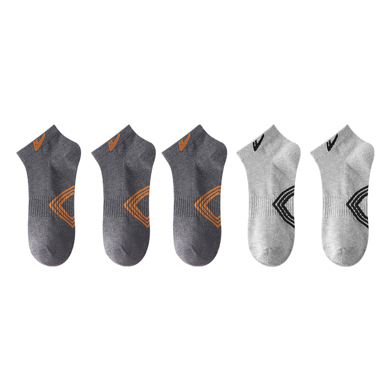 

Носки короткие Unisex 5 Pack WARRIOR, 5 pack (темно-серый 3, светло-серый 2)