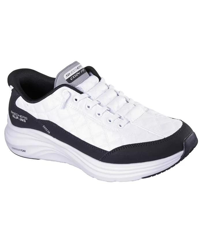 

Мужские Slip-ins: Contour Foam - уютные прогулочные кроссовки от Finish Line Skechers, черный