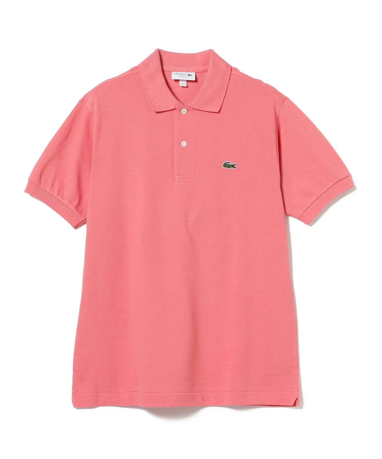 Поло LACOSTE L1212 хлопок красный