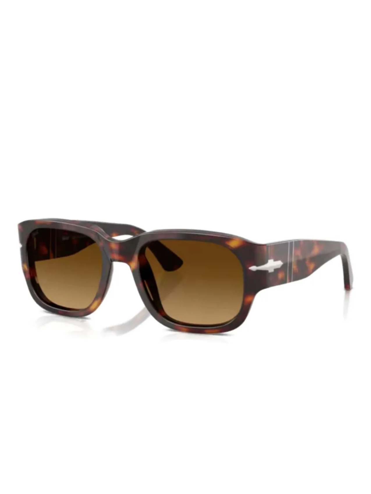 

Солнцезащитные очки с эффектом черепаховой кожи Persol, коричневый