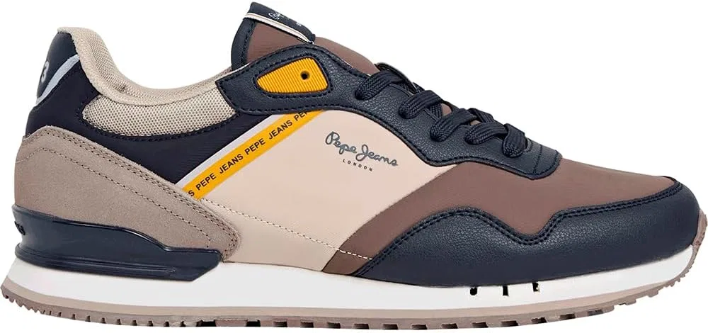 Кроссовки Pepe Jeans Herren London Cross MSneak, Brown Hide Beige