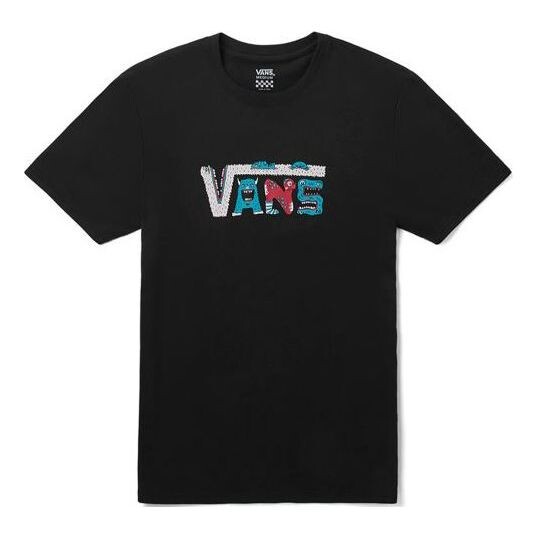 

Футболка x mooncasket casual short sleeve black Vans, черный