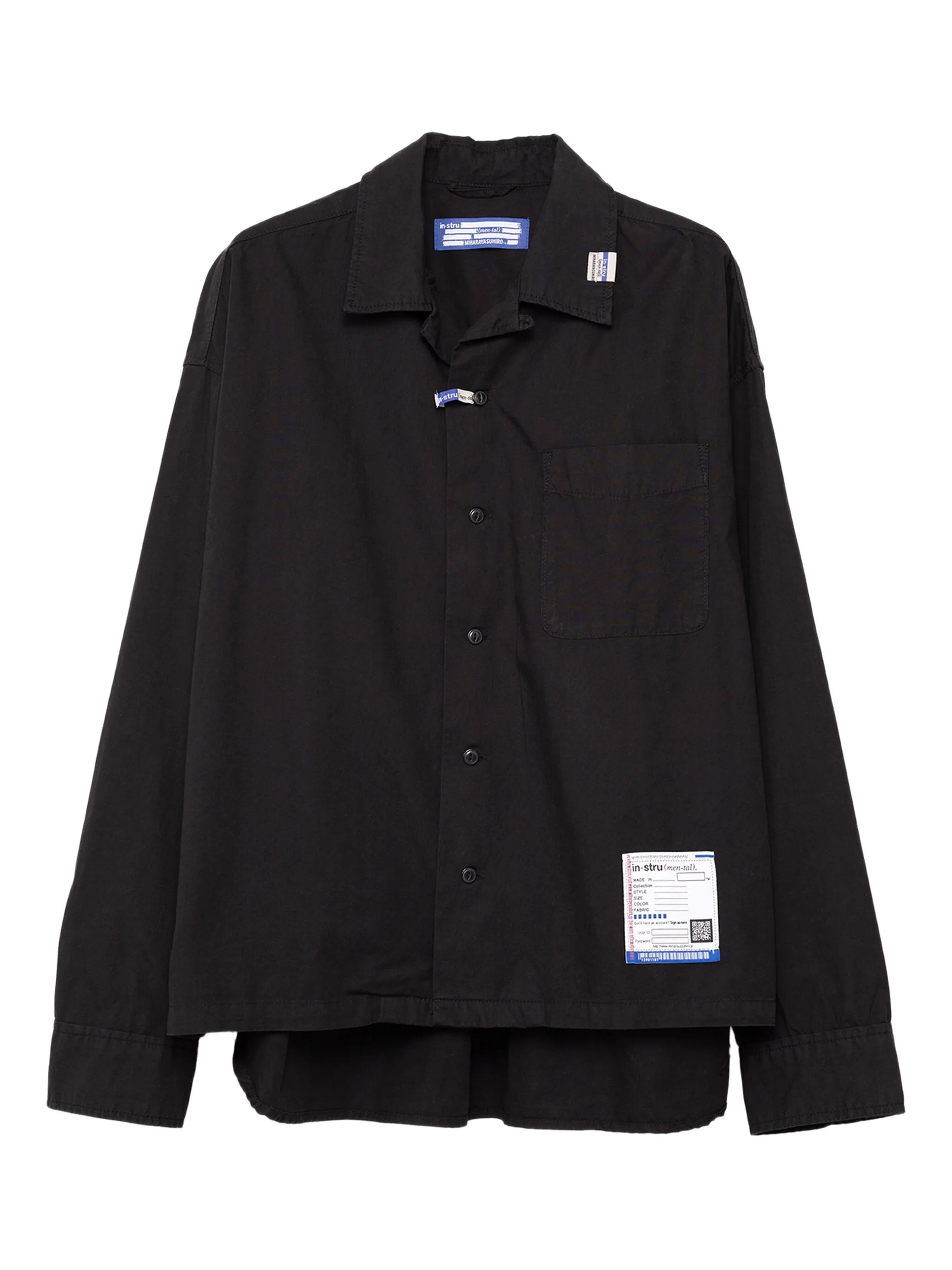 

Рубашка оксфорд In･Stru(Men-Tal)., черный