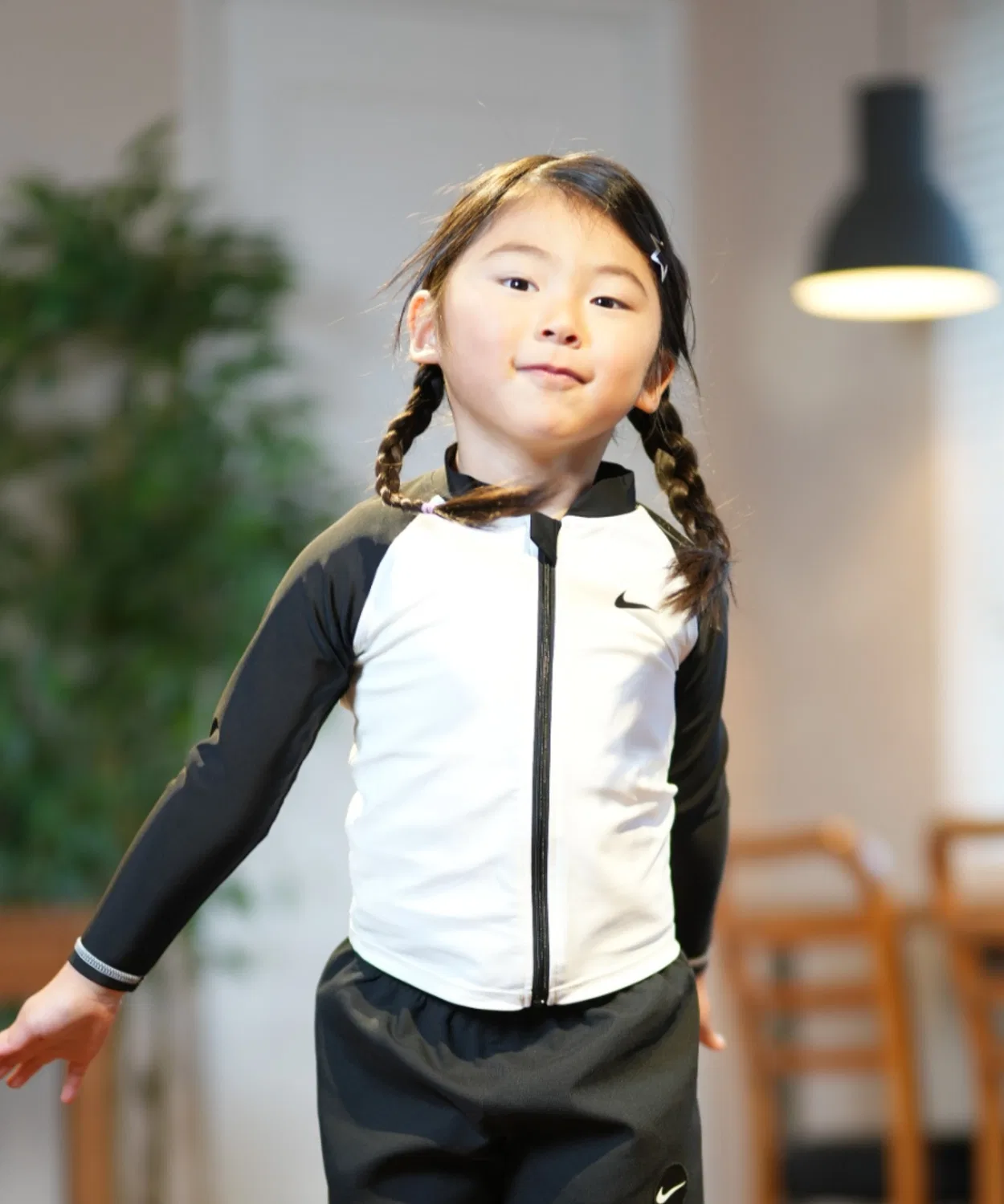 Рашгард Nike Kids Zip UV Care — фото 4