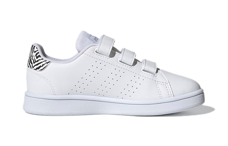Детские кроссовки для скейтбординга ADVANTAGE PS Low-top белые/черные Adidas Neo — фото 2