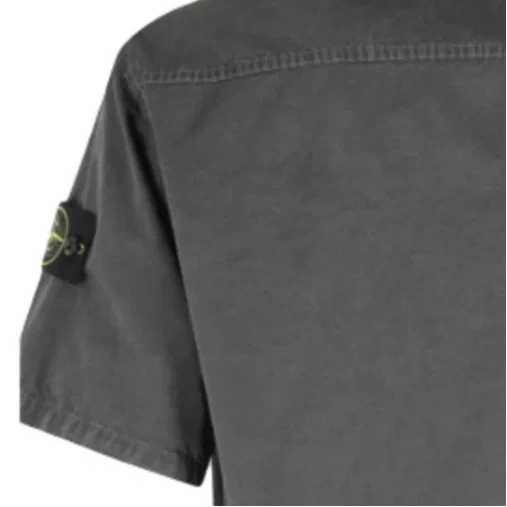 Рубашка мужская Charcoal Gray Moderate STONE ISLAND — фото 4