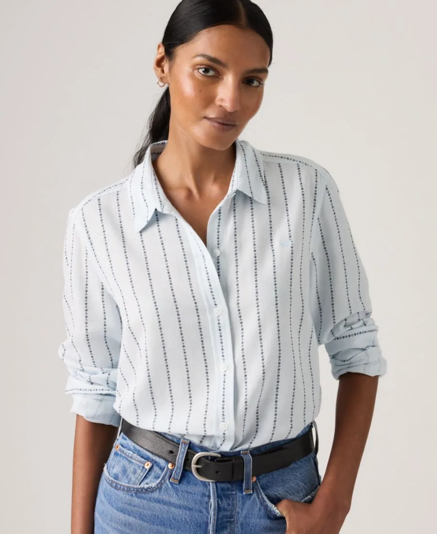 Рубашка Levi's Women's Classic Button-Up, Daisy Stripe