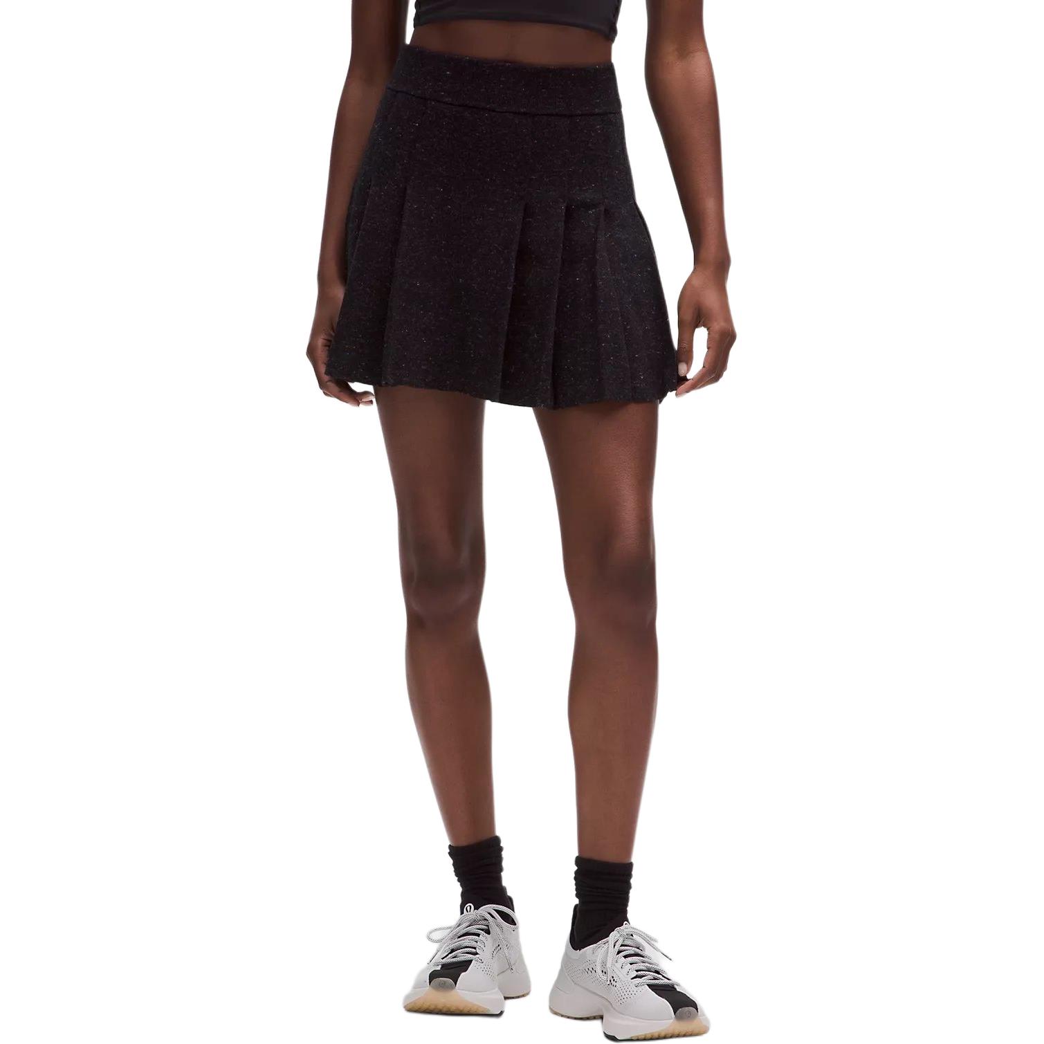 

Повседневные короткие юбки женские Lululemon, mixed color черный mixed color/hbkm