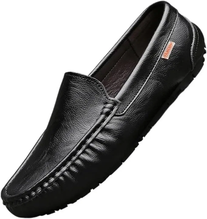 Лоферы Leather Loafers, Black DHFIRUFSHLO