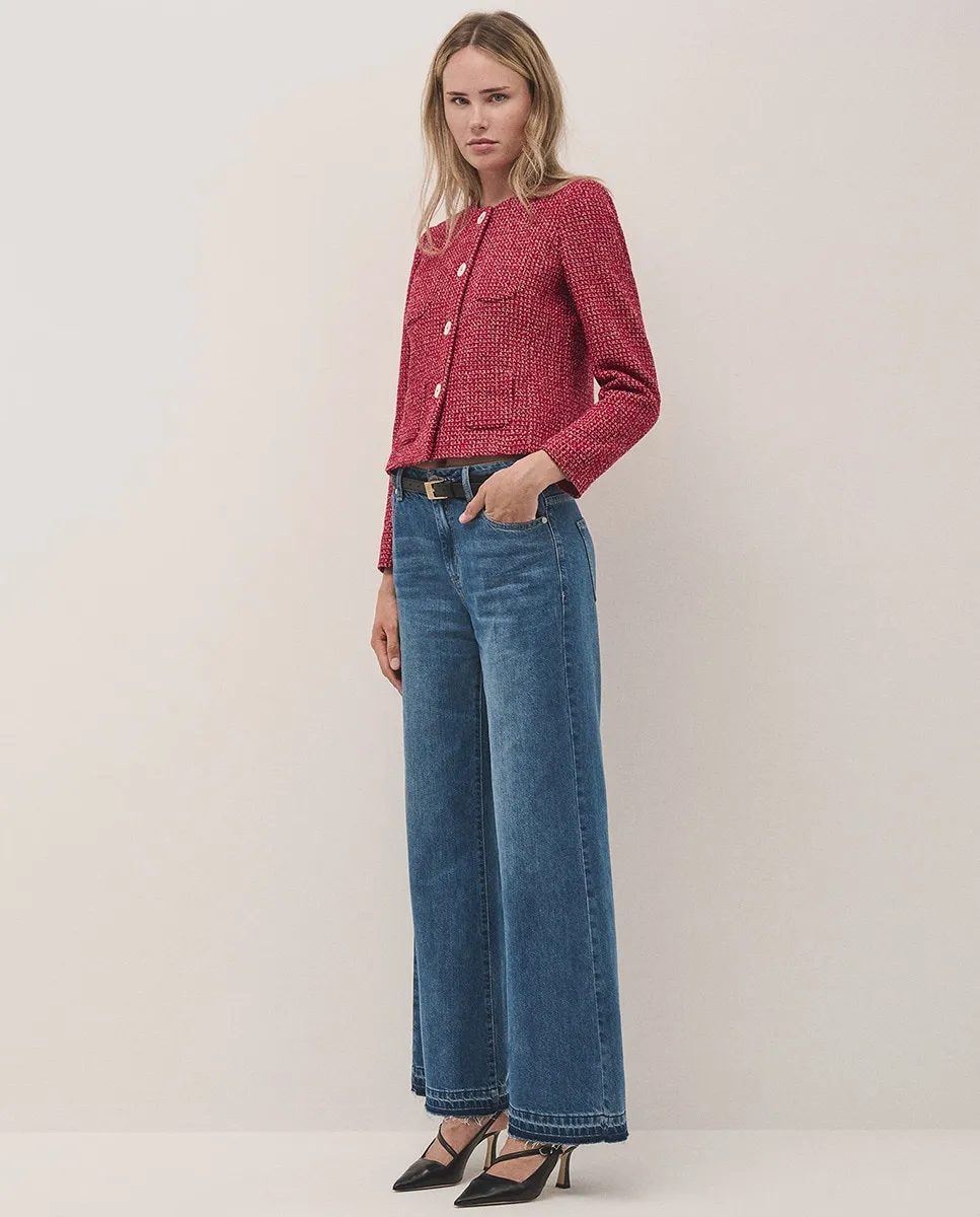 

Широкие женские брюки Roberto Verino, индиго