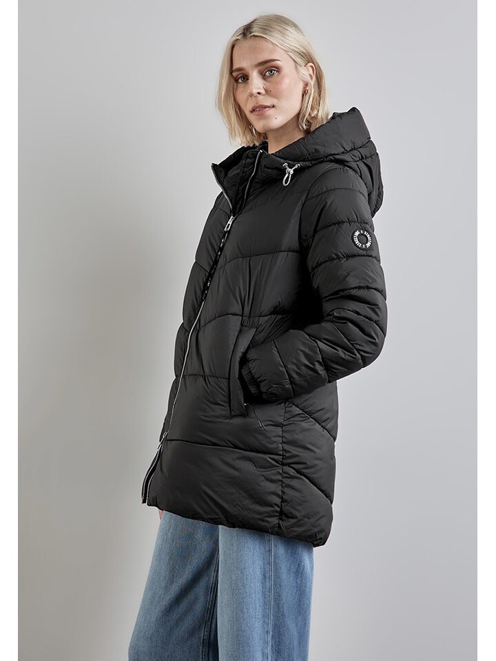 

Стеганая куртка Street One Steppjacke, черный
