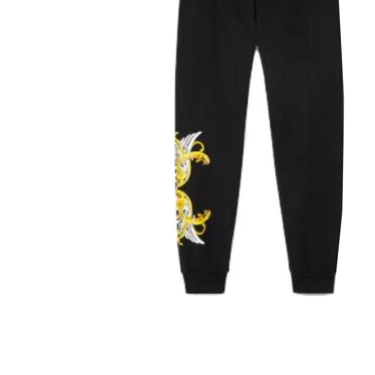 Весна-Лето 2023 Повседневные брюки мужские черные VERSACE — фото 4