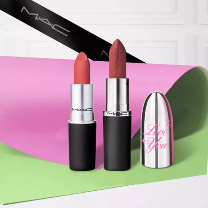 MAC Матовый тональный крем с осветляющим эффектом, стойкий и легко растушевывается, Two-Piece Set: Matte Lipstick #666 Big Favorite Pink+Soft Matte Lipstick #316 Soft Pink — фото 4