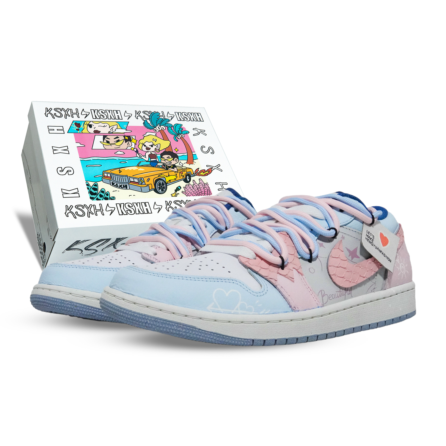 

Jordan Air 1 Low Top Vintage баскетбольные кроссовки Unisex Blue