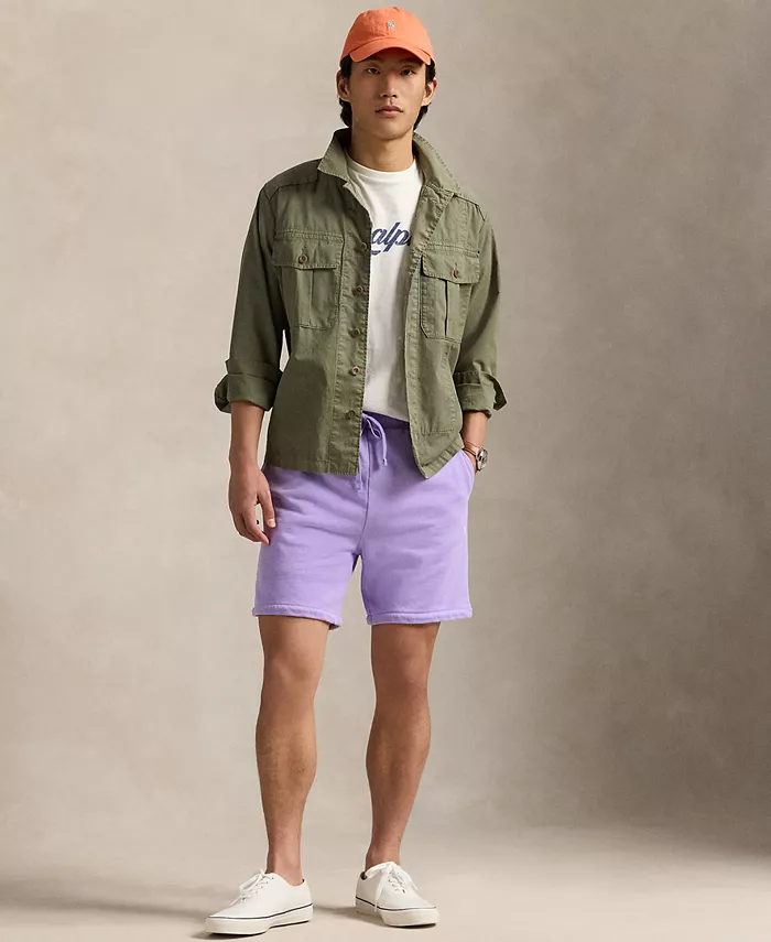 

Мужские шорты из флиса с петлями, длина 6,5 дюймов Polo Ralph Lauren, фиолетовый