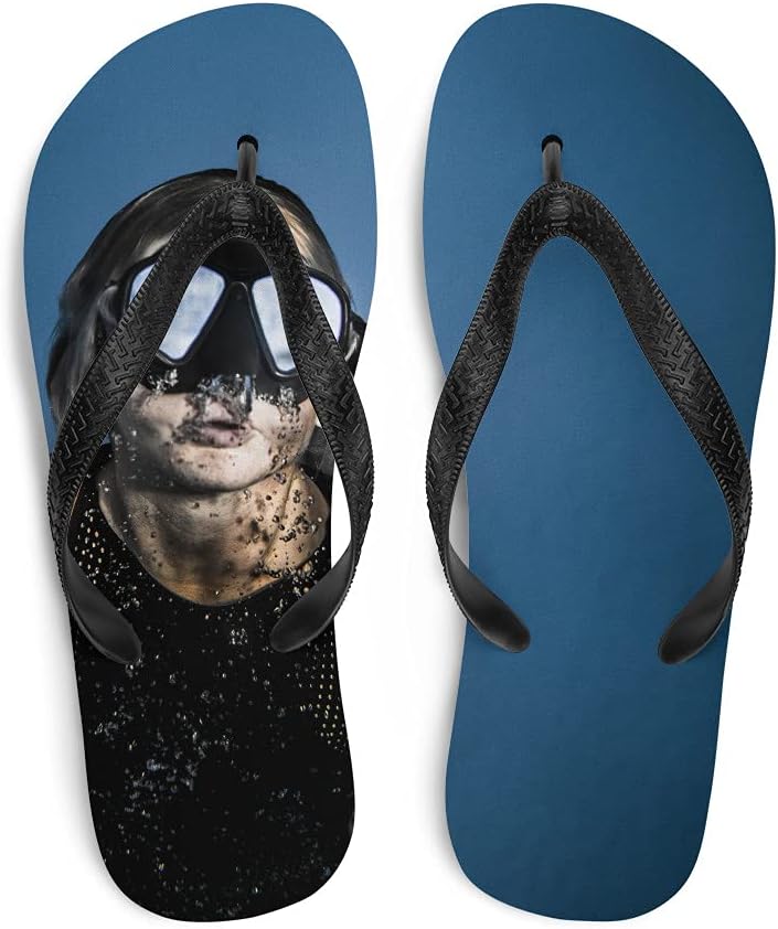 

Вьетнамки для дайвинга - Фото океана для скайбадайвинга, вьетнамки для мужчин и женщин для пляжа, бассейна и душа Dressed Up Mule, белый