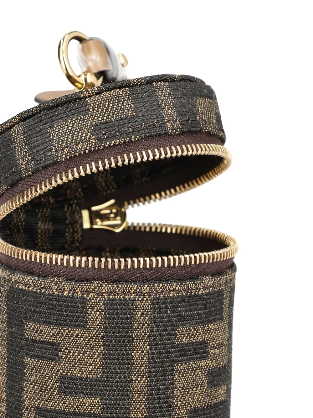 Держатель для монет с узором FF Baguette Fendi, коричневый — фото 2