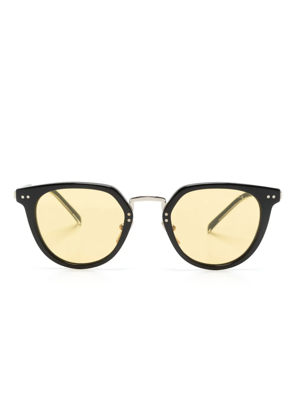 

Солнцезащитные очки PR17YS в овальной оправе Prada Eyewear, черный