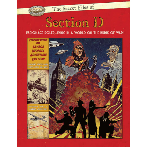 

Настольная игра The Secret Files Of Section D Hardback Book