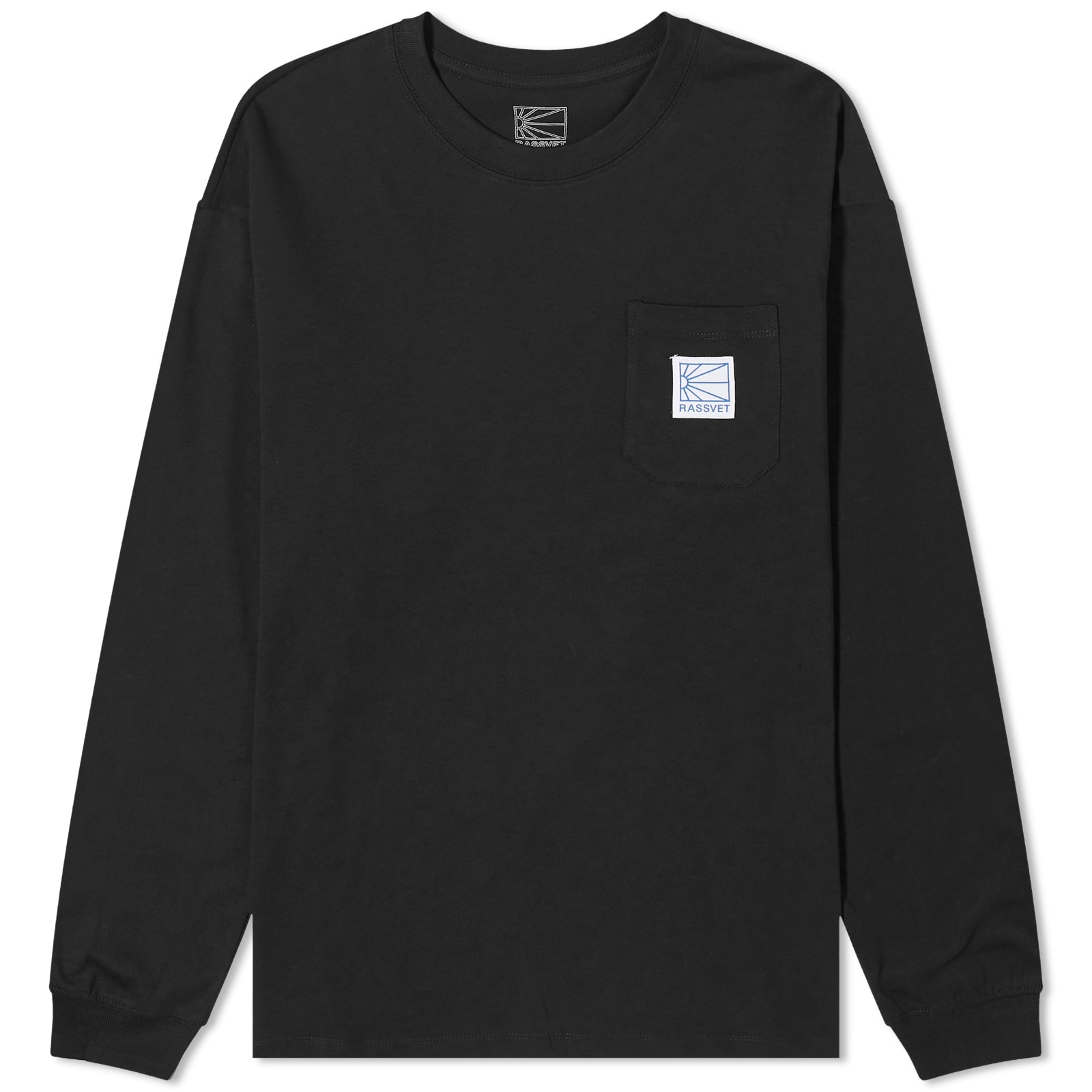 

Лонгслив Rassvet Pocket Tag Long Sleeve T-Shirt, черный