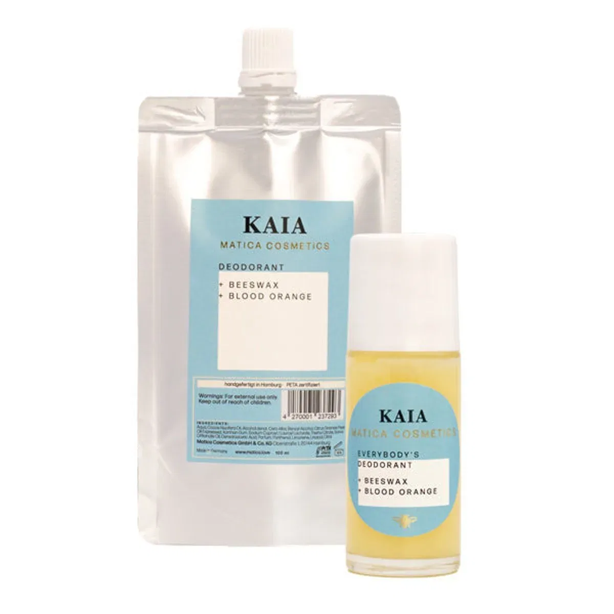 Дезодорант-роллер KAIA с ароматом красного апельсина, Matica Cosmetics