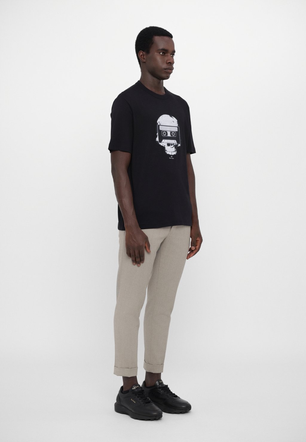 

Футболка с принтом TAPE SKULL PS Paul Smith, черный