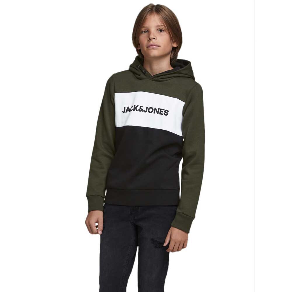 

Худи Jack & Jones Logo Blocking, зеленый