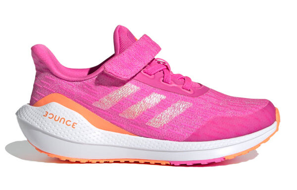 Кроссовки eq21 run velcro j Adidas, розовый — фото 2