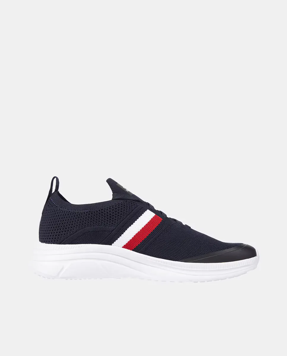 

Мужские низкие носки с логотипом сбоку Tommy Hilfiger, темно-синий
