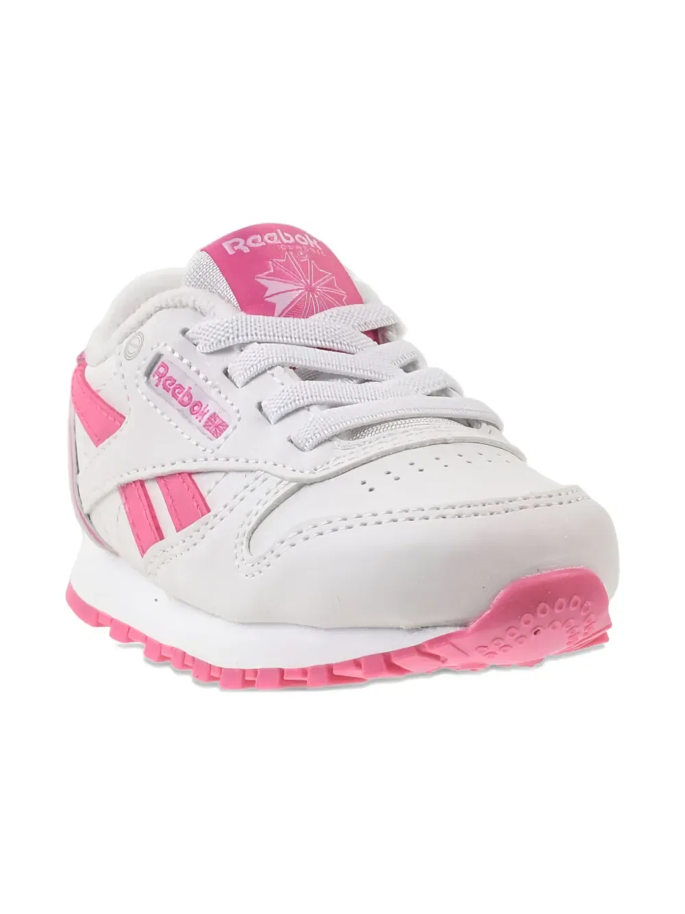 Классические кроссовки Step Flash "бело-розового" цвета Reebok Kids