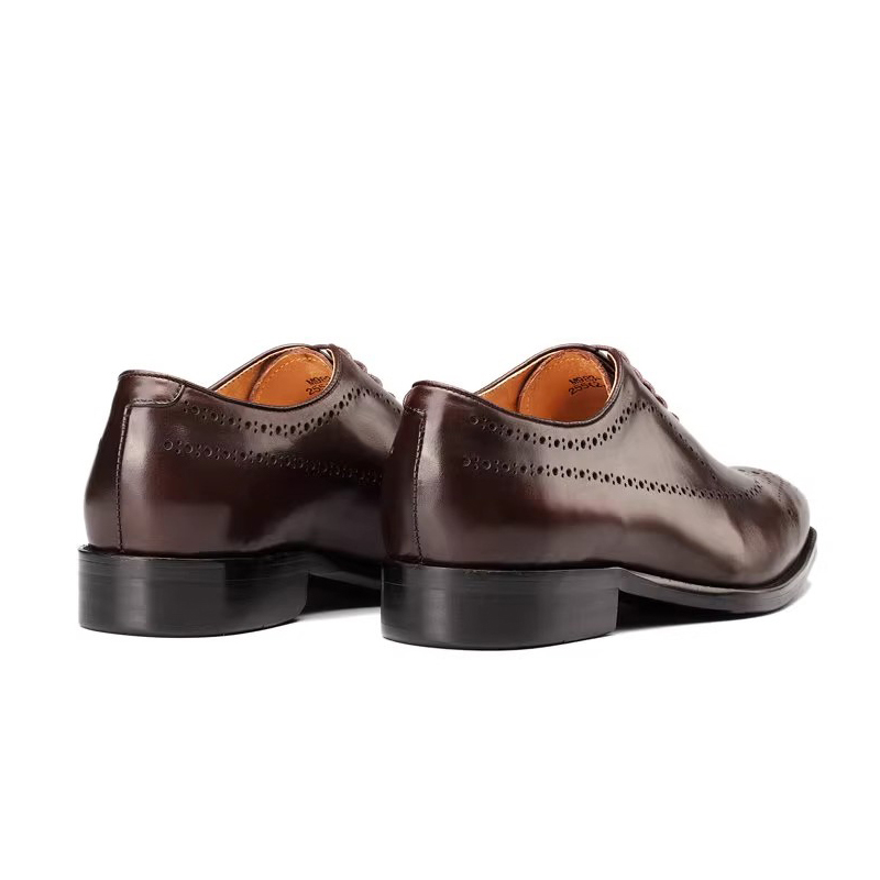 Bansley Туфли Unisex на низком каблуке черные с темной умброй и скрытой платформой, цвет Dark Umber, Hidden Wedge — фото 4