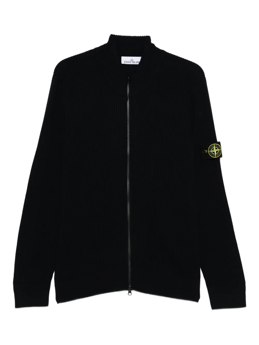 

5100006 кардиган с застежкой-молнией в рубчик Stone Island, синий