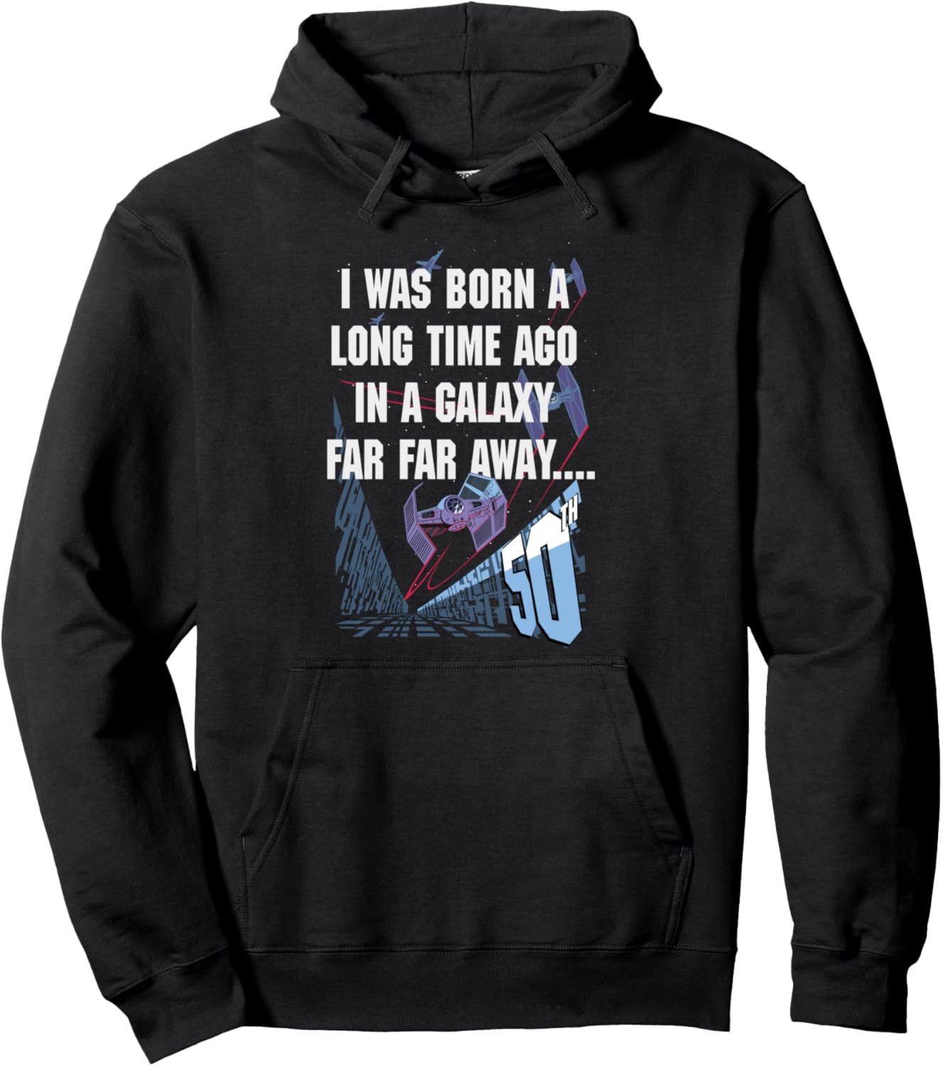 

Худи Star Wars I Was Born A Long Time A Go, посвященное 50-летию Disney+, черное, Черный, Худи Star Wars I Was Born A Long Time A Go, посвященное 50-летию Disney+, черное