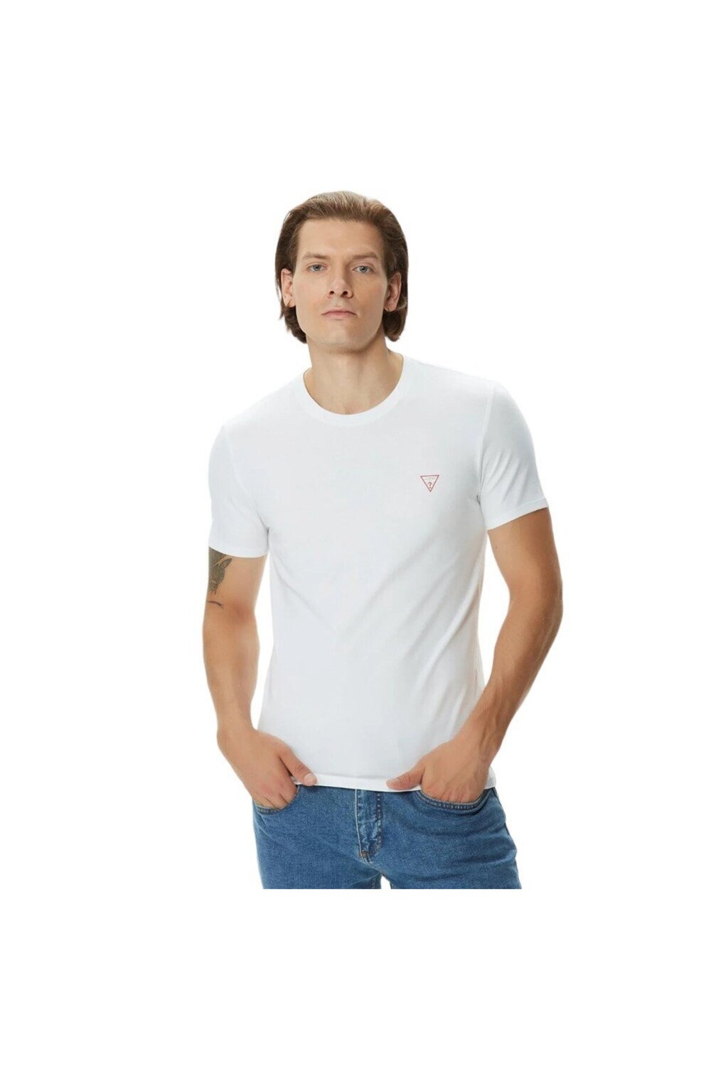 

Мужская футболка приталенного кроя Core Tee Guess, белый