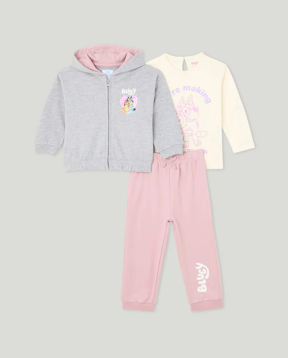 

Комплект из трех предметов для девочки Baby El Corte Inglés, цвет 284 Lila