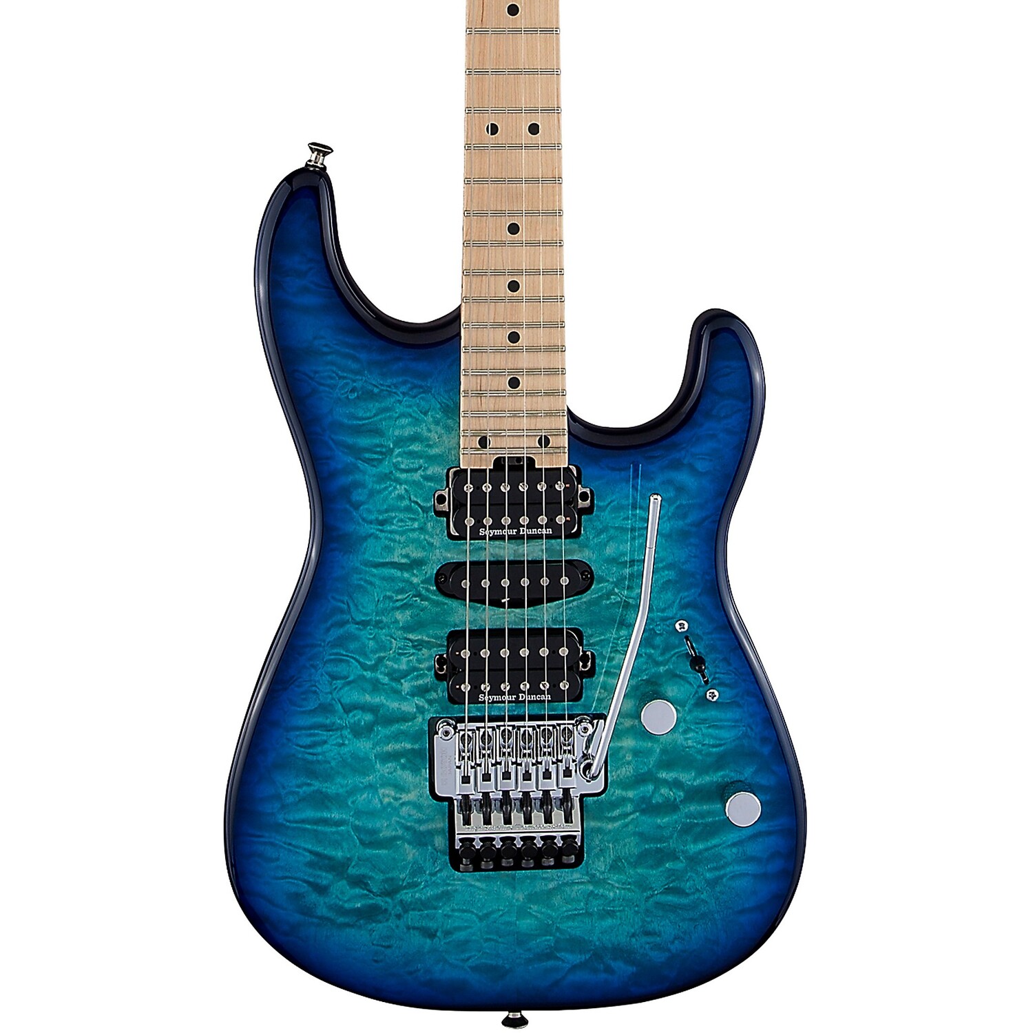 

Электрогитара Charvel MJ San Dimas Style 1 HSH FR M QM Caribbean Burst
