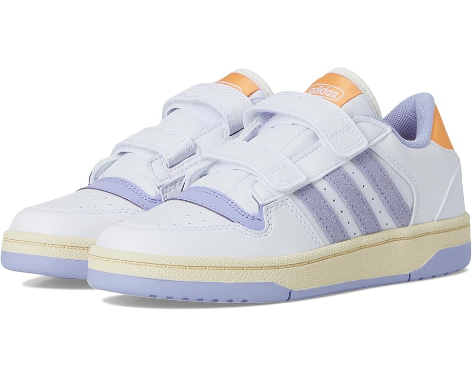 

Кроссовки adidas Kids Break Start Hook & Loop Shoes, цвет White/Violet Tone/Hazy Orange