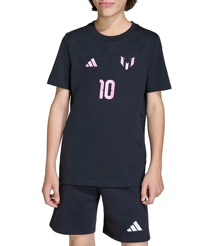 Футболка с графикой Messi Name & Number Adidas Kids, Black