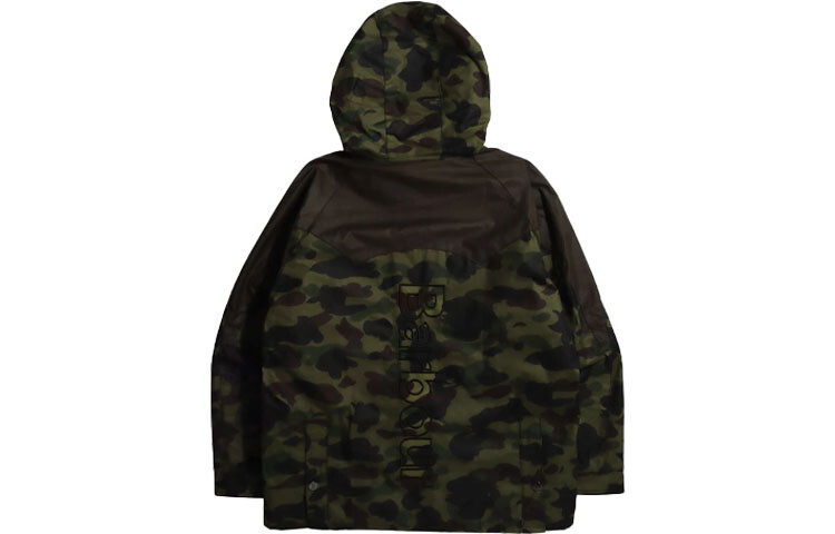 Barbour X BAPE Куртка Barbour мужская зеленая A Bathing Ape, зеленый — фото 2