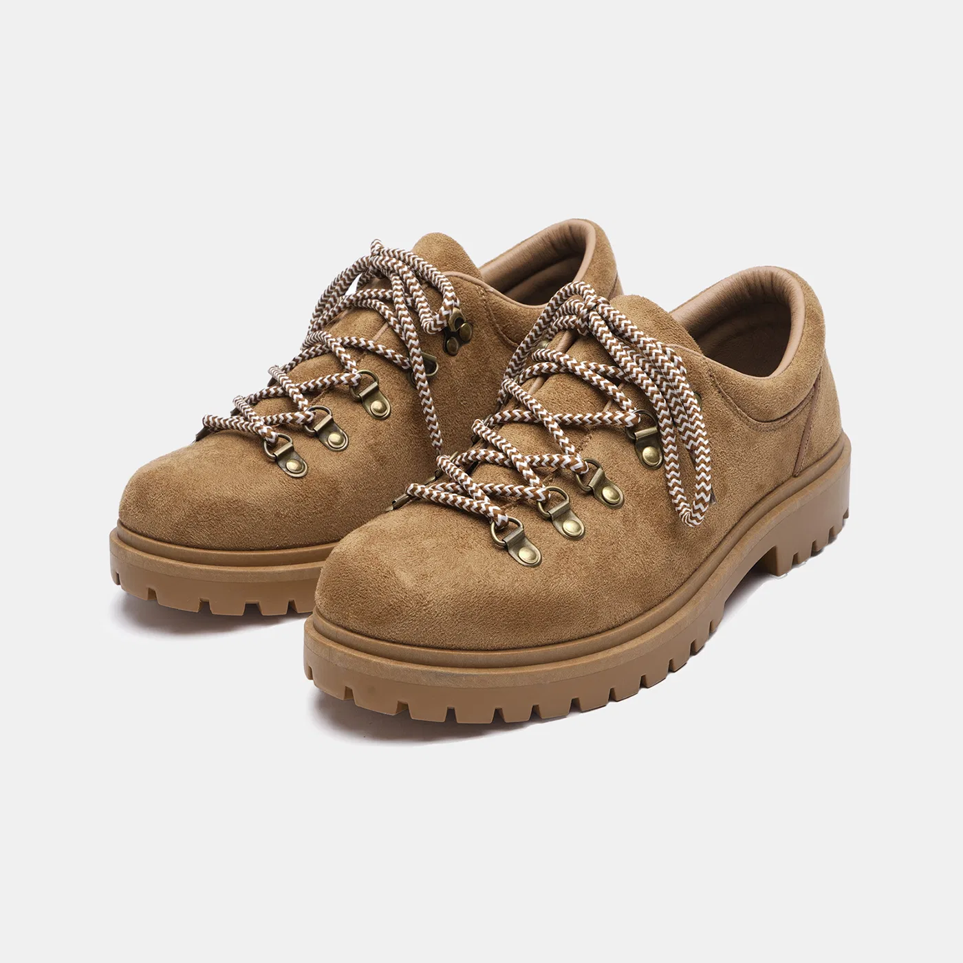 Мужские низкие кеды Trail Suede Trackers цвета кэмел от Sixft — фото 3