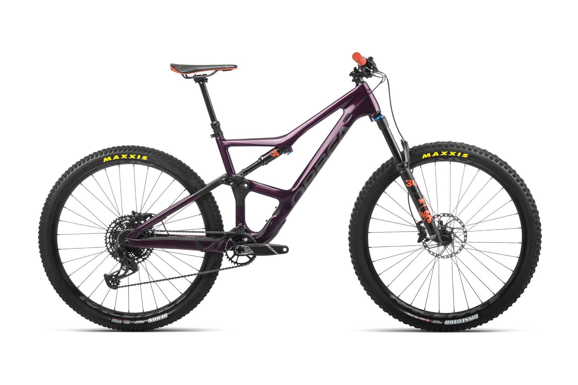 

Горный велосипед Orbea Occam m30-eagle - 29 дюймов - fully, rot | metallic mulberry-black