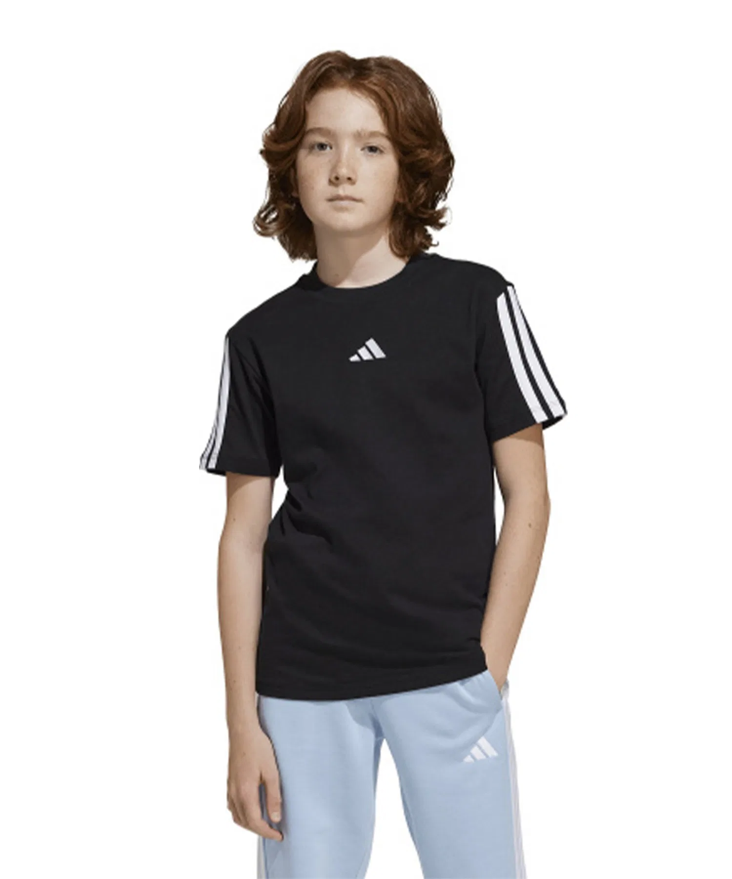 Детская футболка adidas с коротким рукавом и логотипом